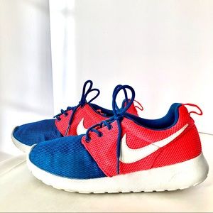 Nike Roshe One (Royal Blue/Red-orange)